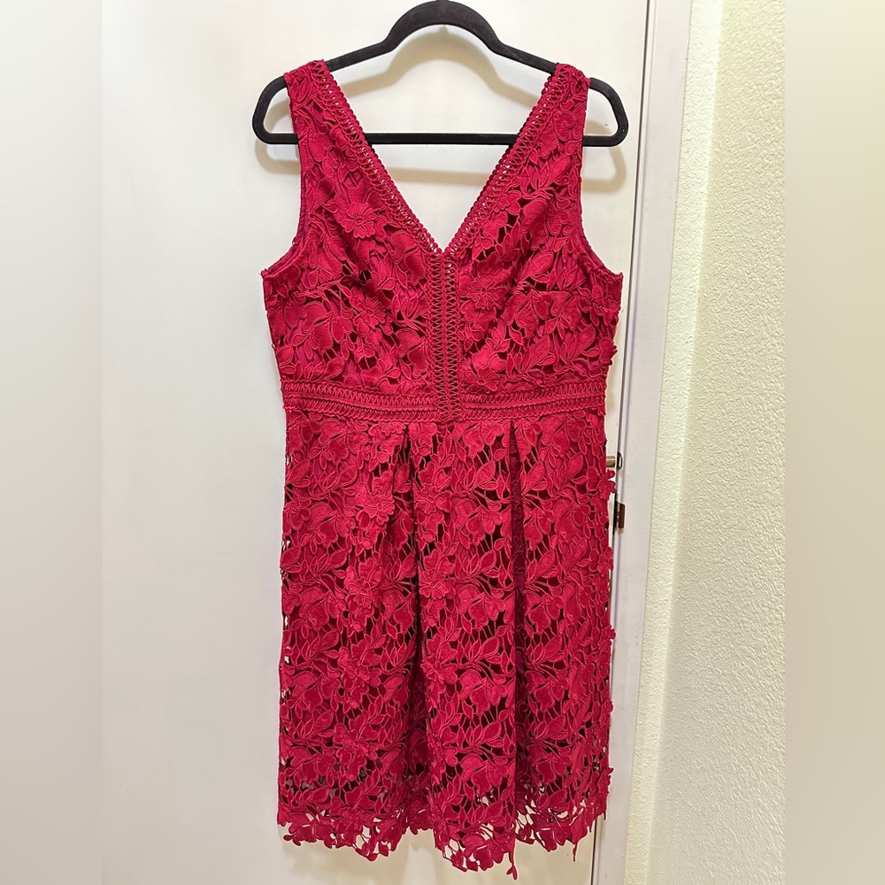 NWT Red Floral Dress Size XXL/14